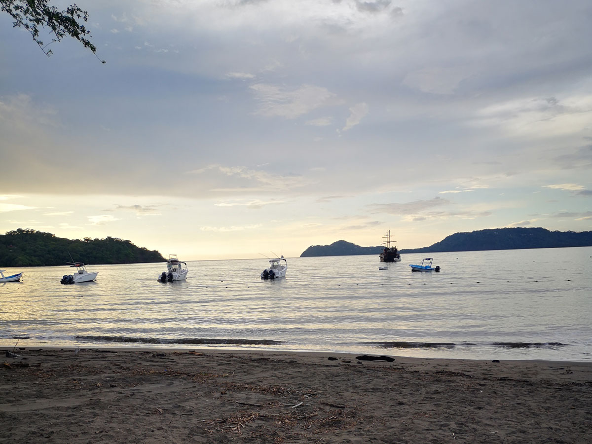 Boats Beach Guanacaste